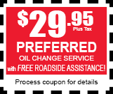 Oil Change Coupon